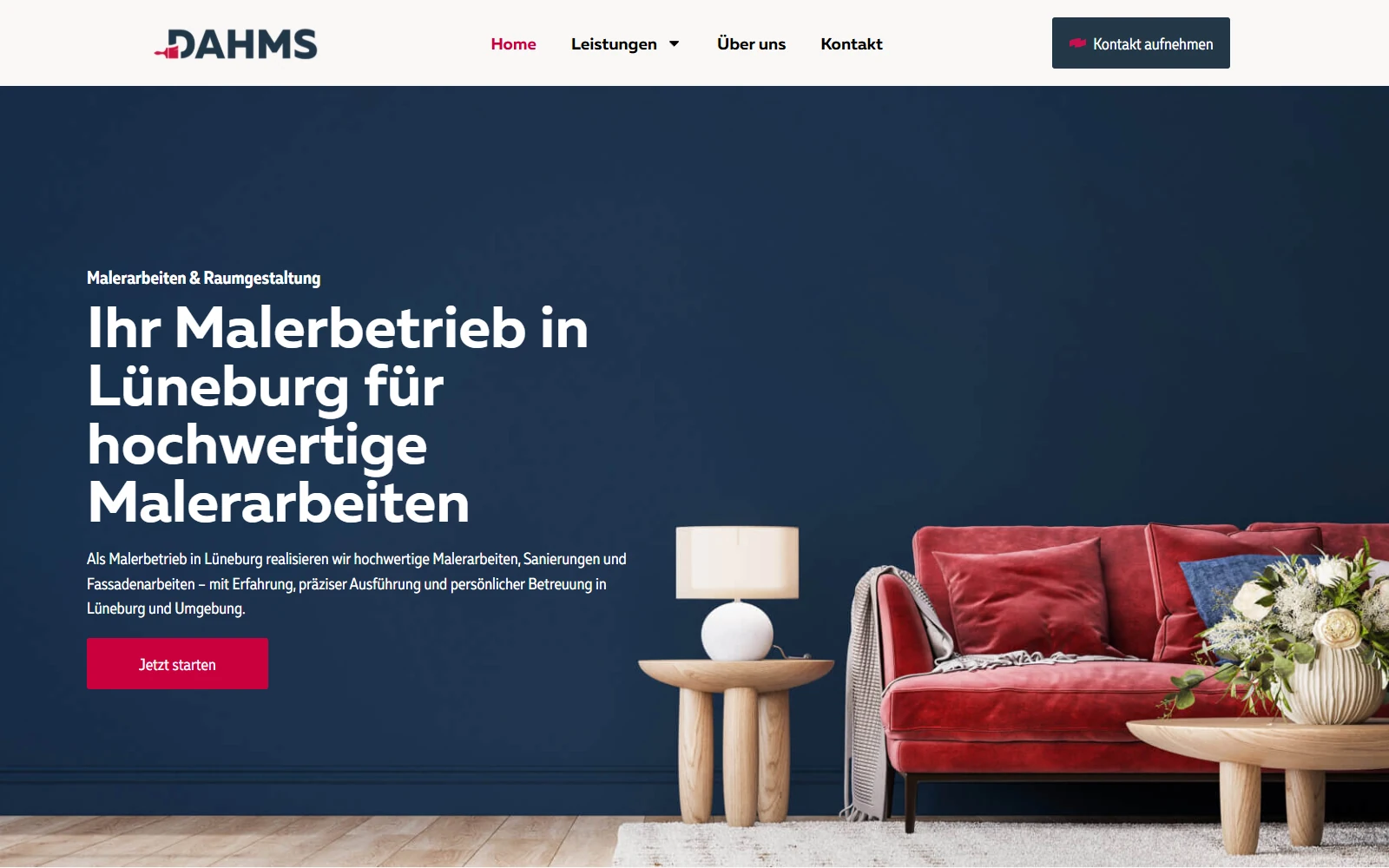 Startseite von Dahms-Maler