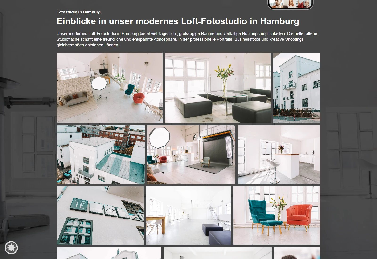 Die Studio-Bildstrecke von Goldlichtstudios