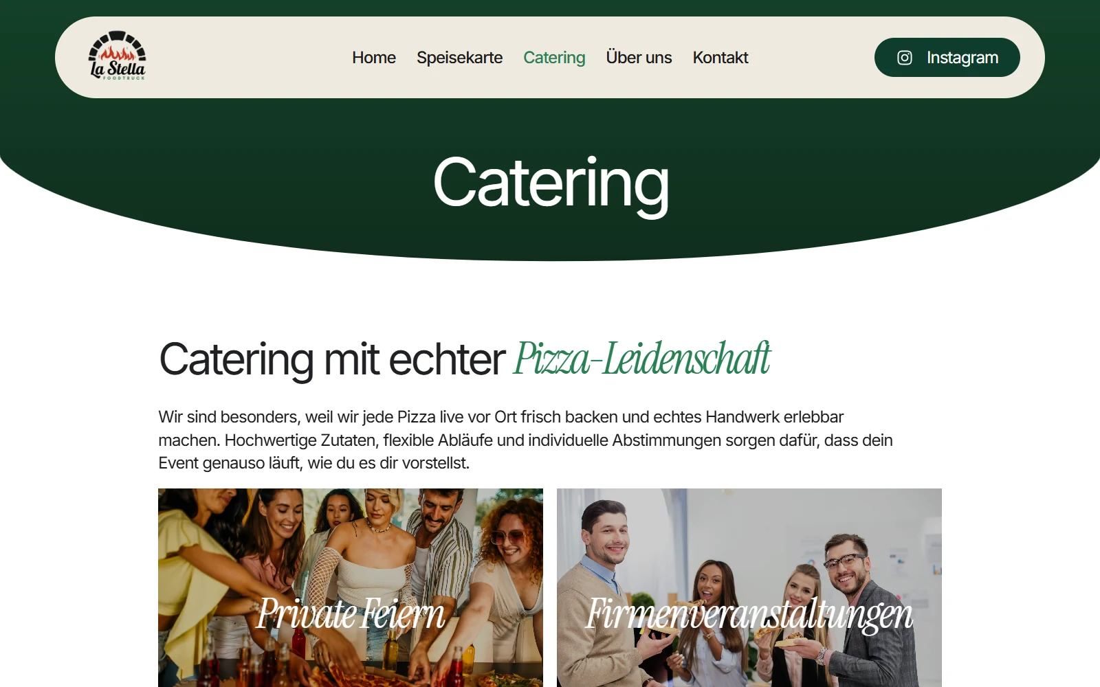 Catering-Seite von La Stella Foodtruck