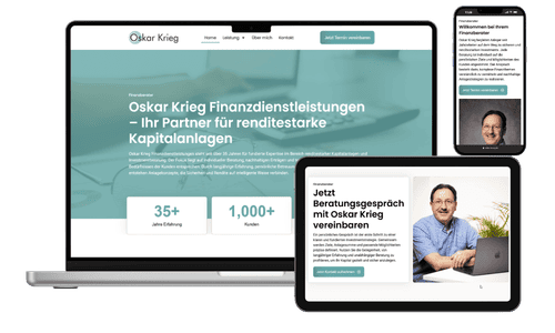 Oskar Krieg Webauftritt