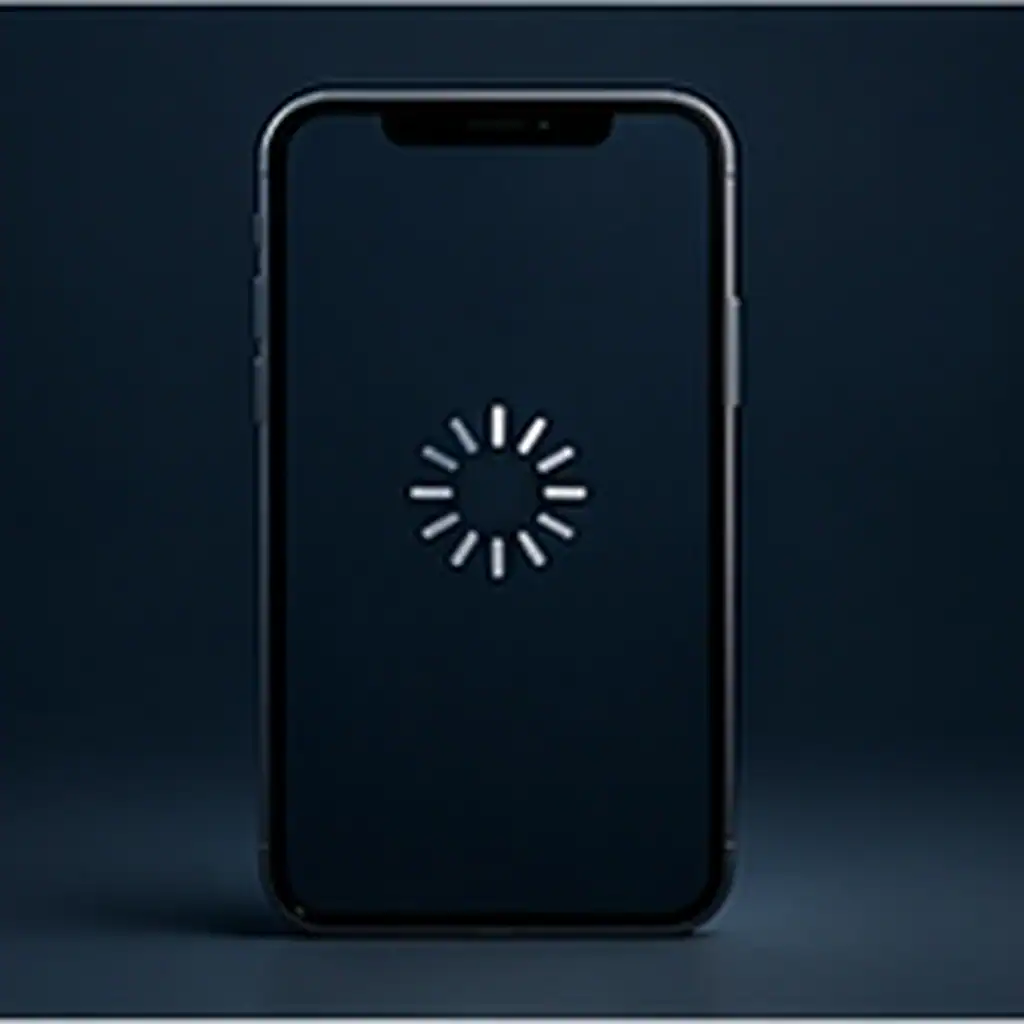 Smartphone mit Ladeanzeige für Nachkontrolle und Performance